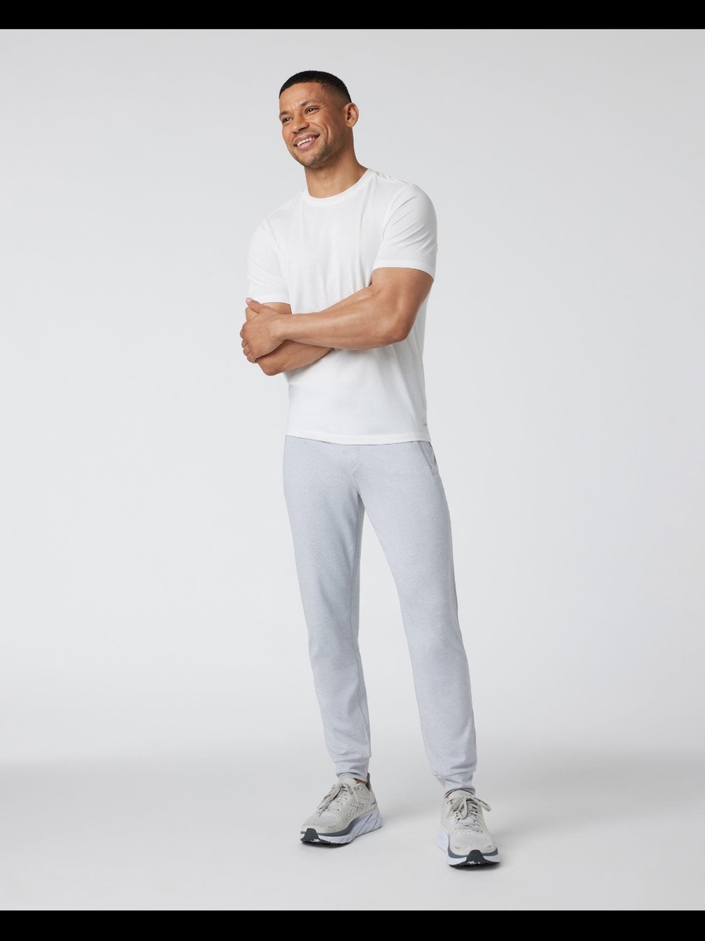 Vuori Light Gray Jogger Sweatpants